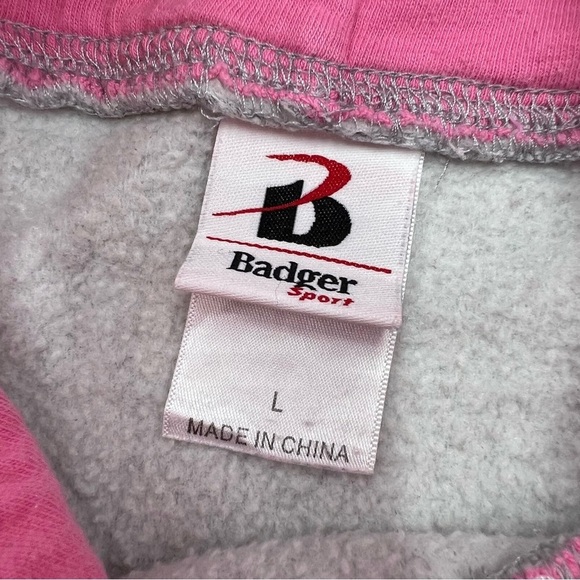 Kansas State Wildcats Hoodie Women’s L Gray Pink‎ Sweatshirt - Picture 5 of 6